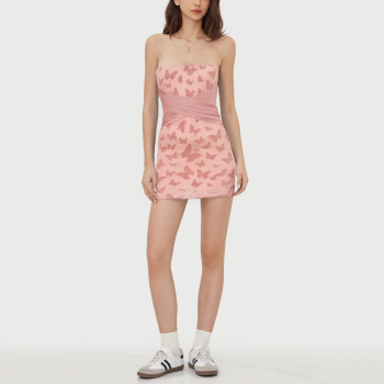 Midnight party strapless mini dress