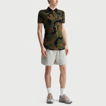 Durable and comfortable cotton men's embroidered polo shirt