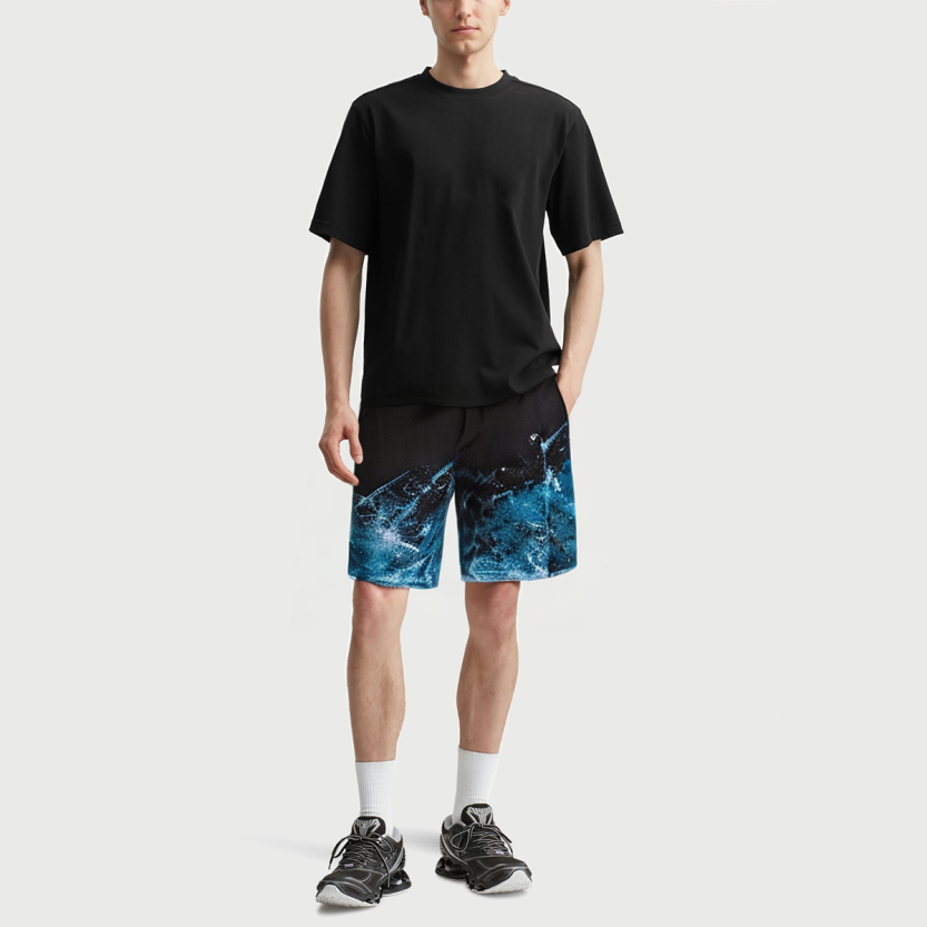 Men's polyester mesh basketball shorts
