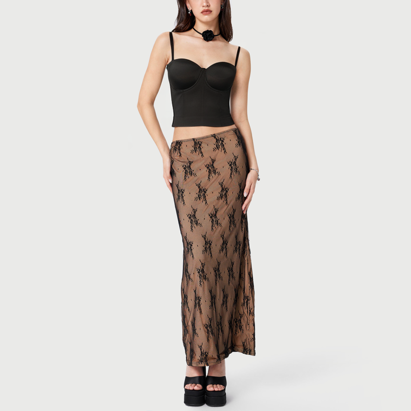 3D embroidered body shaping camisole top