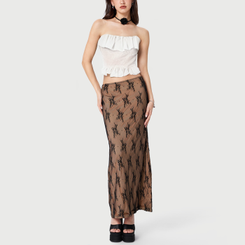 Temperament slim layered off-shoulder tube top