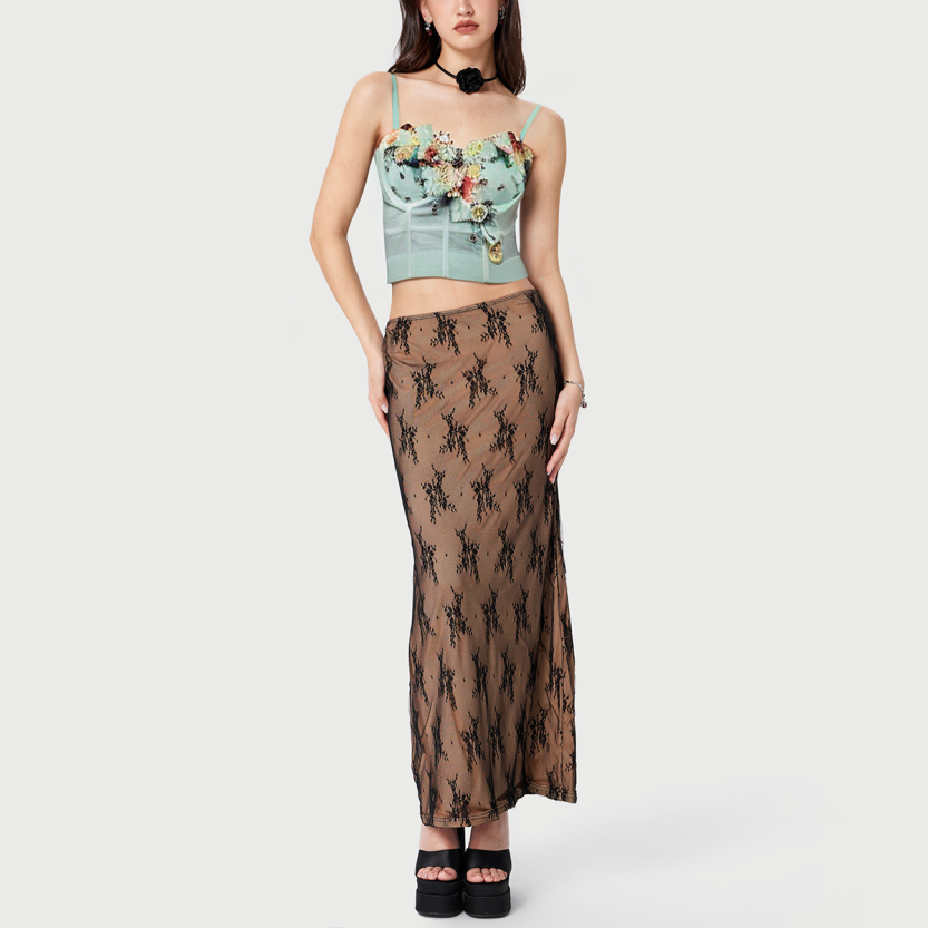 Double layer mesh shaping top