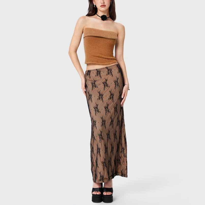 Strapless cropped casual women's vest