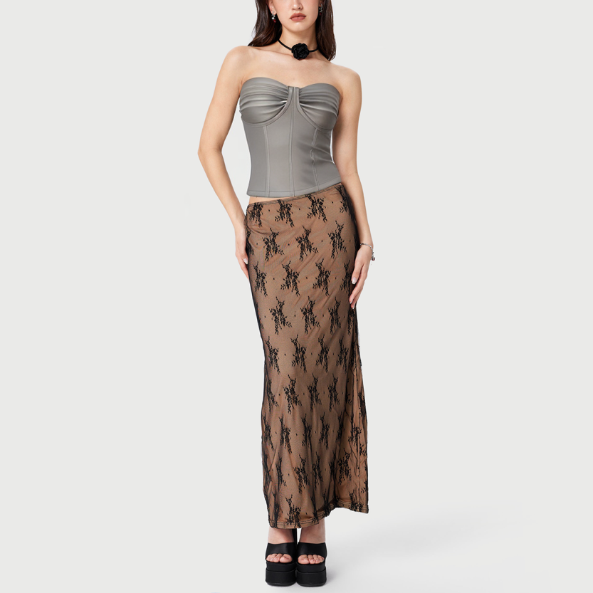 Luxe fit cropped leather vest