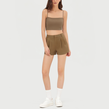 Casual sleeveless vest and shorts two-piece set